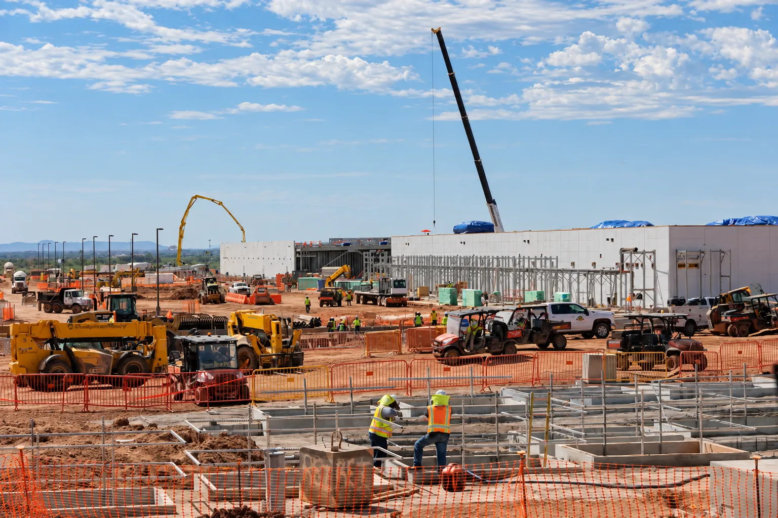 Capital project jobsite